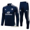 Feyenoord Rotterdam Trainings Sweatshirt Pak Quarter-zip 2021-22 Blauwe - Heren